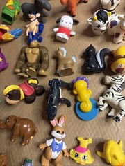 Large Lot Of 70 Animal Figures Horse Elephant Farm Hippo Tiger