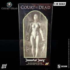 Blank Ivory Female 1:18 Scale Boss Fight Studio Action Figure 3 3/4″ For Customs