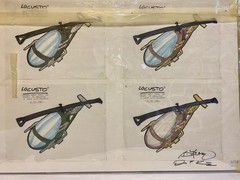 GI JOE 1994 ORIGINAL LOCUST COLOR STUDY SKETCHES 30TH ANNIVERSARY CHRISTIES