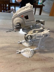 Vintage Star Wars AT-ST Walker action figure vehicle Complete Kenner 1982
