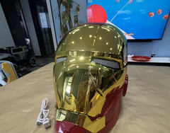 Iron Man Gold Mask Cosplay AUTOKING MK5 1:1 Helmet Wearable Voice-control US