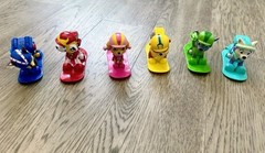~Paw Patrol Snowboard Pup Set~ Winter Rescue Action Pack Pup~ Rare Full Set~