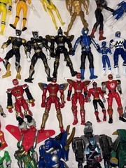 Huge Enormous Lot Bandai Power Rangers Action Figures 1990’s 2000’s Movie Loose