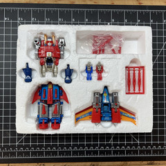 Vintage King Dam Three In One Near Complete with Box Missing 1 Missile Diacast