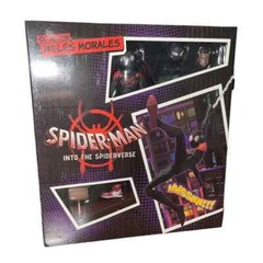 Spider-Man Action Figure Miles Morales Into The Spider Verse Toy Gift With Box