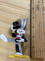 VTG Bugs Bunny Star Dancing PVC Figure Applause 1990 Looney Tunes Cake Topper