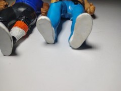 1983 Lot Of 3 The A-Team Murdoch, BJ (Mr. T) , Hannibal Smith 6 Inch Figures