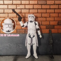 3.75 Inch Clone Trooper 1/18 501st 104th Wolffepack 212th Cody Action