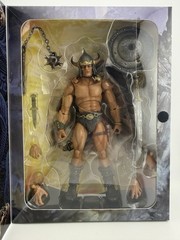 Harvinger Studios Savage Crucible Warrior Ball & Chain Figure Frazetta NEW