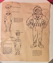 1969 GI JOE VINTAGE GI JOE DEEP SEA DIVING EQUIPMENT INSTRUCTIONS ORIGINAL RARE