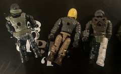 Mega Construx C.O.D lot Of 5 (custom) With Some Accessories- Guns,knives Etc…
