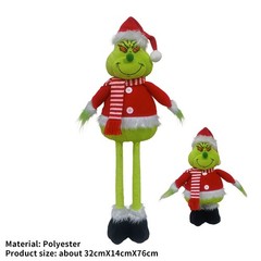 The Grinch Christmas Decoration with Extendable Legs NEW Extending Grinch US