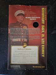 Sideshow Gunnery Sgt R.Lee Ermey Dress Blue Marine 1/6 12″Action Figure NEW 2006