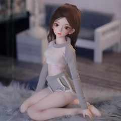 Female Seamless Action Figure All Silicone, Flexible Female Figure, Suitable for