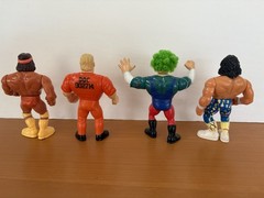 WWF Hasbro 31 Loose Figures Lot Adam Bomb Ludvig Borga Owen Hart Doink And More