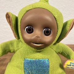 Tellytubbies Dipsy Golden Bear 1996 Play & Learn W/ Sleepy Time Eyes For Parts