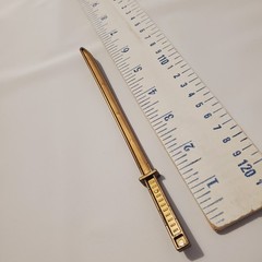 Vtg Mighty Morphin Power Rangers Deluxe Ninjor SWORD Gold Ninja Weapon Part MMPR