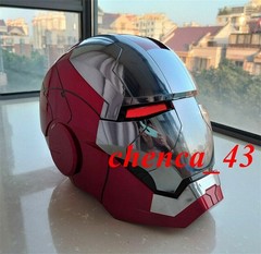 US Stock!! Autoking Iron Man Helmet MK5 1/1 Voice-controlled Mask Transform Gift