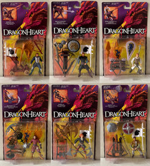 Dragonheart Knight & Warrior Complete Set Kenner 1995