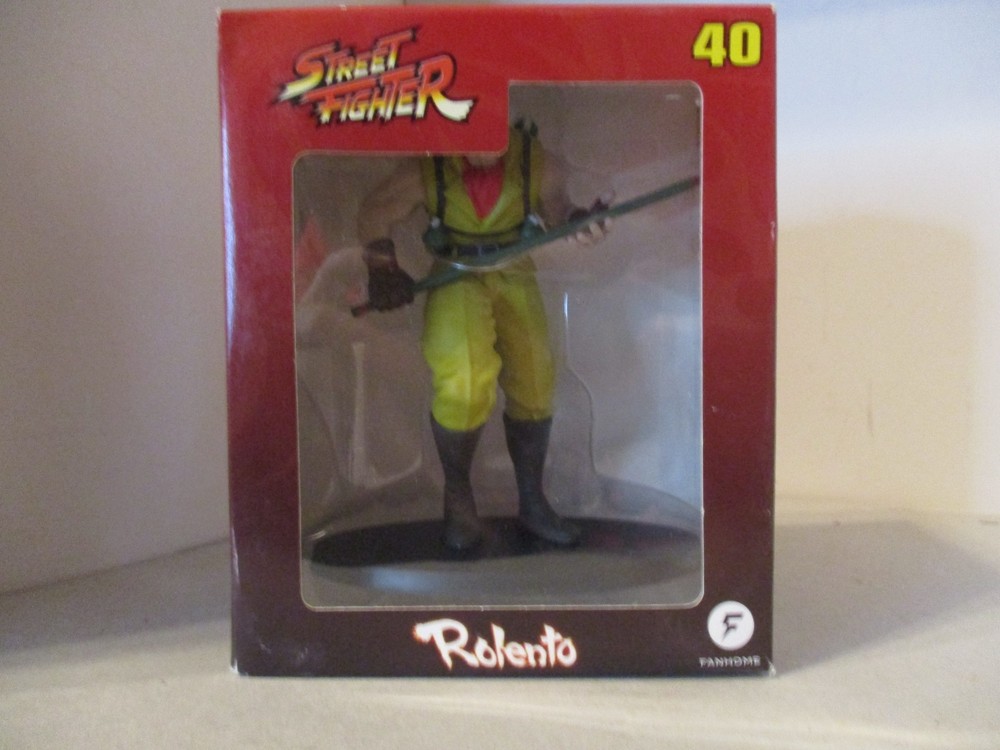 Rolento Street Fighter Fanhome Figure #40 In Box Capcom Fanhome Sealed BOX DMG