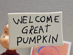 It’s The Great Pumpkin Charlie Brown 2002 6 Figure Lot Peanuts Loose