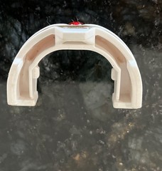 White Tigerzord Mighty Morphin Power Rangers 1994 Crown Helmet Head Part Vintage