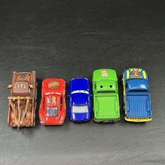 Disney Pixar Cars Diecast Toy car Lot of 5 Mixed – damage Lot *Read Desc