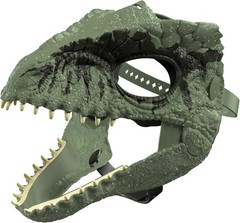 Jurassic World Dominion Giganotosaurus Mask Green Raptor Dinosaur Park Costume