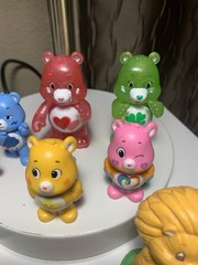 Vintage & Modern Lot of 12 Care Bear Toy Figures Collectible Bundle-Cake Toppers