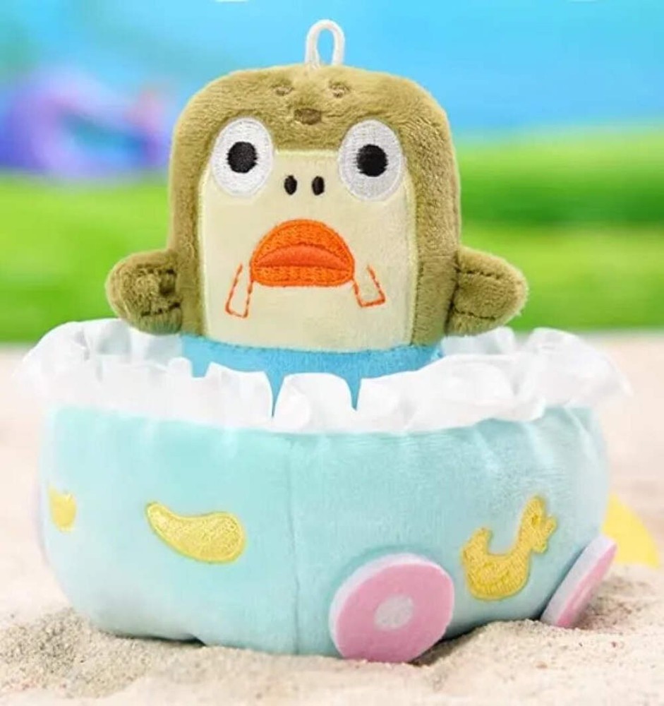 Genuine Bikini Bottom Childlike Time Machine Series Blind Box Plush Keychain