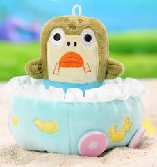Genuine Bikini Bottom Childlike Time Machine Series Blind Box Plush Keychain