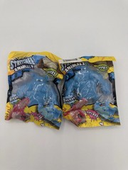 2x ORB Toys Stretchee Animalz Bulldog / Dog – Brand New (Blue)