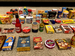 HUGE LOT OF 60+ ZURU MINI BRANDS FOOD, SNACKS, DRINKS & COLLECTOR’S CASE (AS IS)