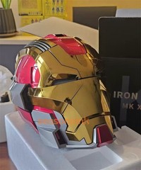 Iron Man MK17 Heart breaker Helmet 1/1 Wearable English Voice-controll Mask Toy