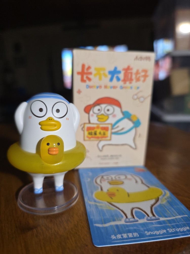 PopMart Duckyo Never Grows Up – Snuggle Struggle Unused Authentic PopMart