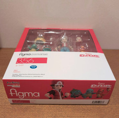 figma 356 Pokemon Red Action Figure with Bulbasaur Squirtle Charmander Japan Rar