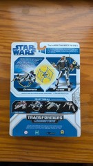 Super Rare!!! Star Wars Transformers Crossovers Plo Koon To Jedi Starfighter