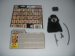Vintage 1986 Dr. Mindbender G.I. GI Joe Cobra Complete Figure Wrong Color Gun