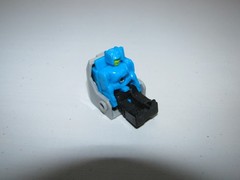 Quig with Helmet/Seat, original G1 Transformers (Headmaster Siren’s head 1988)