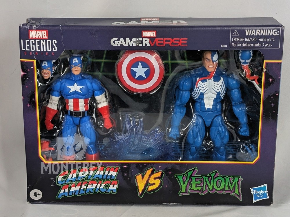 Marvel Legends Series Gamerverse CAPTAIN AMERICA vs. VENOM Collectible NEW