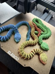 Articulated Snake Craft 3D Surprise Color Printer 60cm