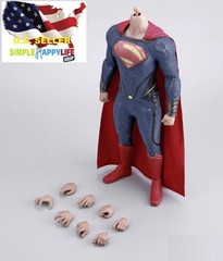 1/6 Male Body & suit for Superman custom made W/O Head SN01 12″ TOYS HOT ❶USA❶