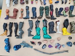 Marvel Legends DCUC BAF CNC Parts Lot of 87 No Duplicates