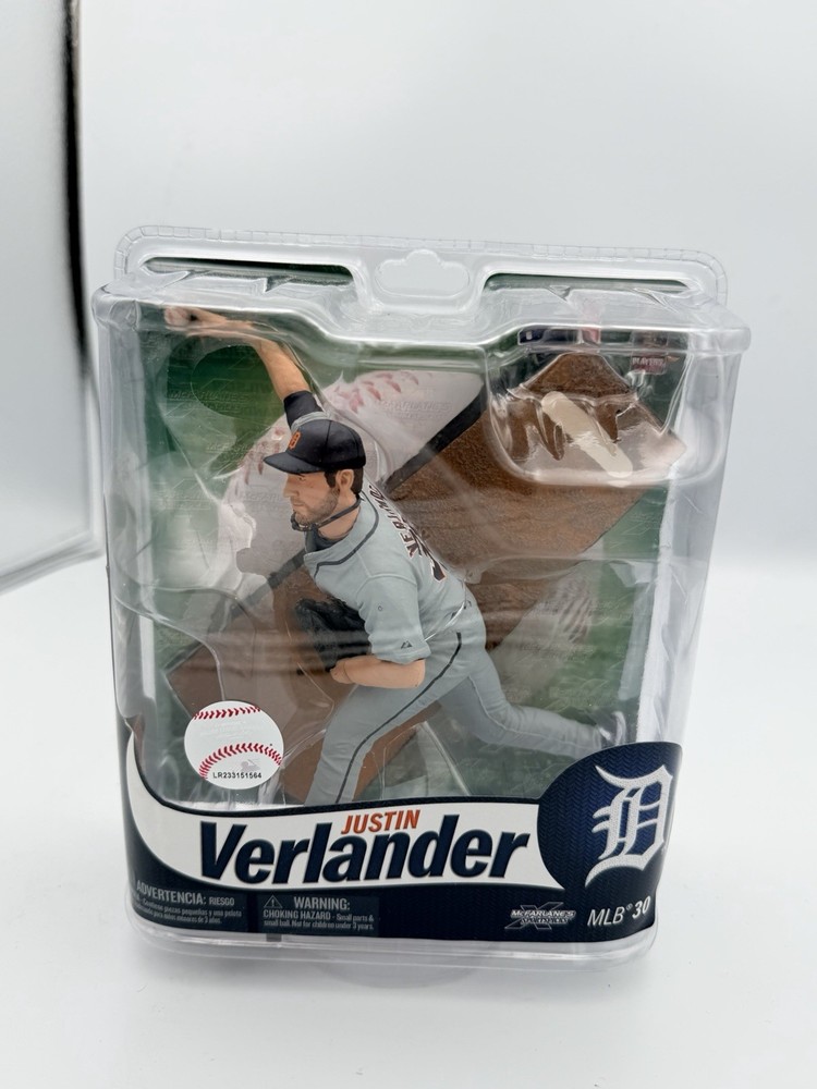 McFarlane Justin Verlander MLB Series 30 – McFarlane Toys 2012 – Sealed New Read