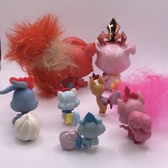 DISNEY – Princess – PALACE PETS LOT of 7 Figurine Pig Cat Rabbit Deer Fox? Toy