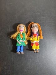 Eliza Debbie Thornberrys 1999 Vintage Toy Figures Viacom 4 Piece Lot Nickelodeon
