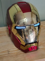 NEW AUTOKING Iron Man MK5 1:1 Helmet Wearable Voice-control Golden Mask Cosplay