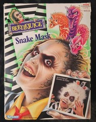 BNIB Vintage Beetlejuice Snake Mask Kenner 1990 ! Halloween Super Rare Open Box