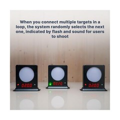 Mini Reaction Target 1-Pack – 2 Customizable Sizes (Default 100mm Size wit