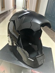 New Iron Man Black MK5 Helmet Electronic 1:1 Wearable Voice Control Mask InStocK
